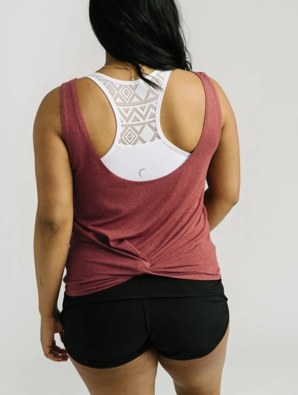 Zyia Maroon Swirl Tank NWT